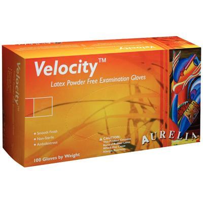 Aurelia®  Velocity™ Powder Free Latex Exam Gloves